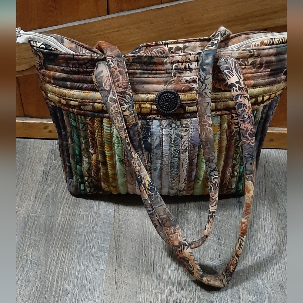 Casydella Designs Handmade Coiled Autumn Purse Bag Tote Brand New $125.00